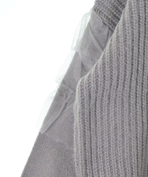 le coeur blanc（ル　クール　ブラン）ニット・セーター グレー サイズ:38(M位) レディース/2200666520012
