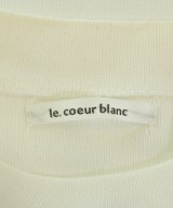 le coeur blanc（ル　クール　ブラン）ニット・セーター 白 サイズ:38(M位) レディース/2200666520050