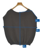 le coeur blanc（ル　クール　ブラン）ベスト/ノースリーブ グレー サイズ:38(M位) レディース/2200666520104