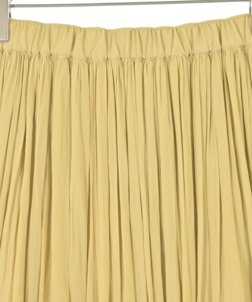 le coeur blanc（ル　クール　ブラン）ロング・マキシ丈スカート 黄 サイズ:38(M位) レディース/2200666520227