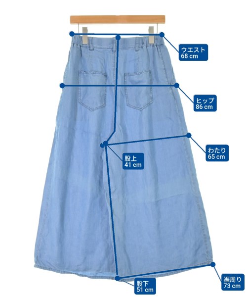 le coeur blanc（ル　クール　ブラン）デニムパンツ 青 サイズ:40(M位) レディース/2200666520234