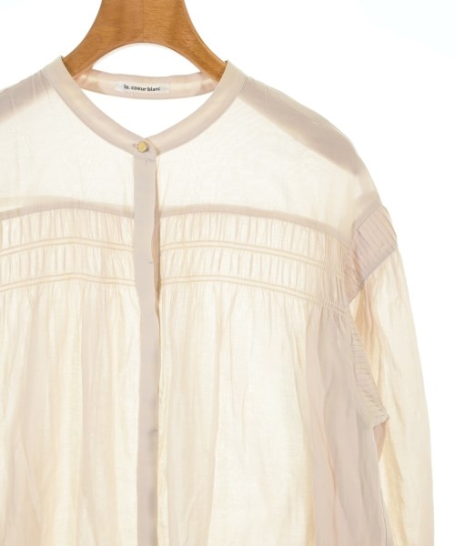 le coeur blanc（ル　クール　ブラン）カジュアルシャツ ピンク サイズ:38(M位) レディース/2200666353030