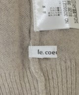 le coeur blanc（ル　クール　ブラン）ニット・セーター ベージュ サイズ:38(M位) レディース/2200663656189
