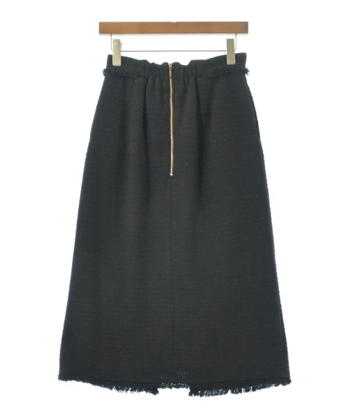 le coeur blanc（ル　クール　ブラン）ロング・マキシ丈スカート 黒 サイズ:38(M位) レディース/2200669268010