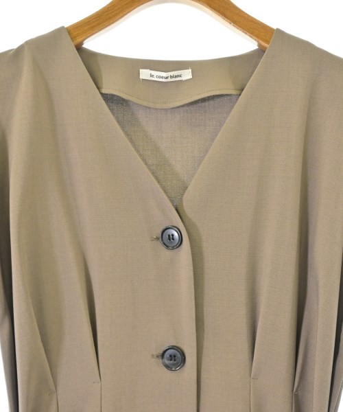 le coeur blanc（ル　クール　ブラン）ワンピース ベージュ サイズ:36(S位) レディース/2200669458053