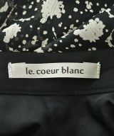 le coeur blanc（ル　クール　ブラン）ワンピース 黒 サイズ:38(M位) レディース/2200725690113