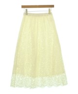le coeur blanc（ル　クール　ブラン）ロング・マキシ丈スカート 白 サイズ:38(M位) レディース/2200725690120