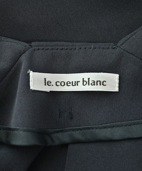 le coeur blanc（ル　クール　ブラン）ブラウス 紺 サイズ:38(M位) レディース/2200725690137