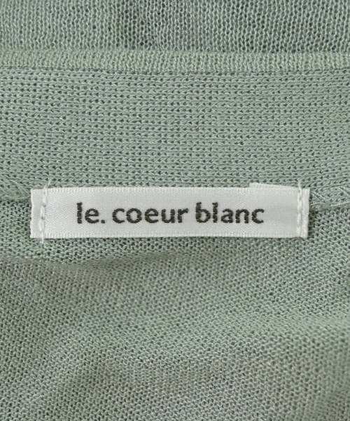 le coeur blanc（ル　クール　ブラン）カーディガン 緑 サイズ:38(M位) レディース/2200726733024