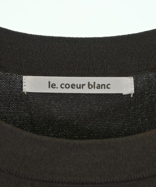 le coeur blanc（ル　クール　ブラン）ニット・セーター 茶 サイズ:38(M位) レディース/2200725411282