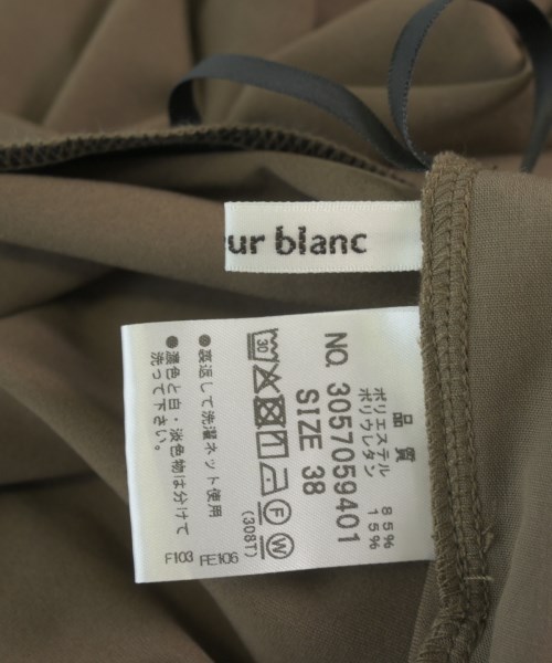 le coeur blanc（ル　クール　ブラン）オールインワン/サロペット 茶 サイズ:38(M位) レディース/2200734436085