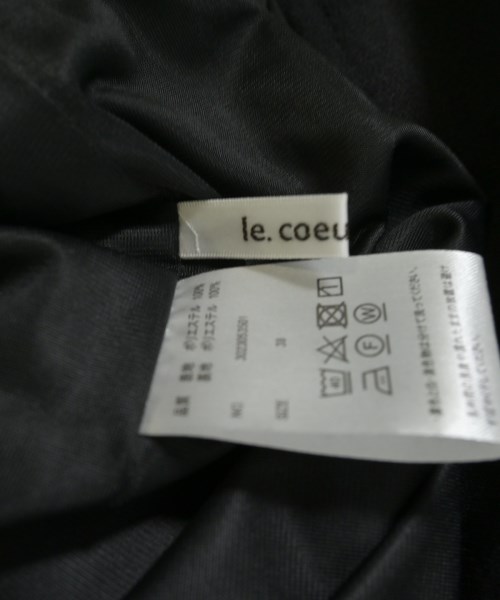le coeur blanc（ル　クール　ブラン）その他 黒 サイズ:38(M位) レディース/2200725269104