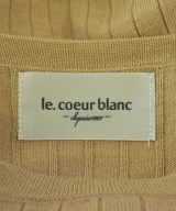 le coeur blanc（ル　クール　ブラン）ニット・セーター ベージュ サイズ:38(M位) レディース/2200726978166