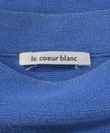 le coeur blanc（ル　クール　ブラン）ニット・セーター 青 サイズ:38(M位) レディース/2200735440029