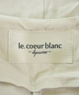 le coeur blanc（ル　クール　ブラン）ノーカラージャケット ベージュ サイズ:38(M位) レディース/2200736018043