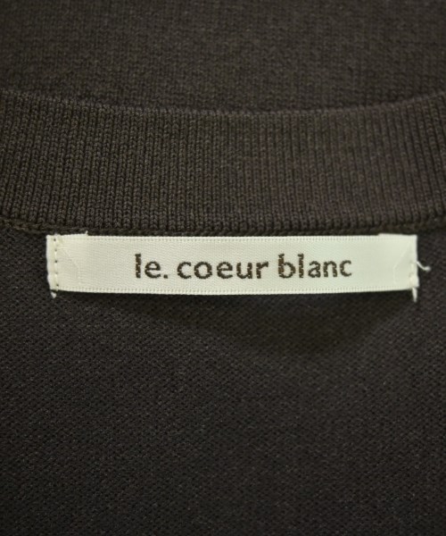 le coeur blanc（ル　クール　ブラン）ニット・セーター 茶 サイズ:38(M位) レディース/2200717298242