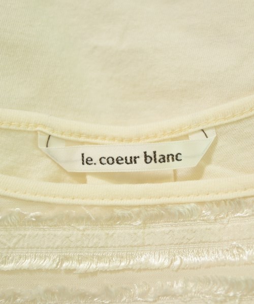 le coeur blanc（ル　クール　ブラン）ノースリーブ 白 サイズ:38(M位) レディース/2200717298327