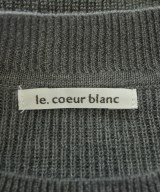 le coeur blanc（ル　クール　ブラン）ニット・セーター グレー サイズ:38/38(M位) レディース/2200720951028