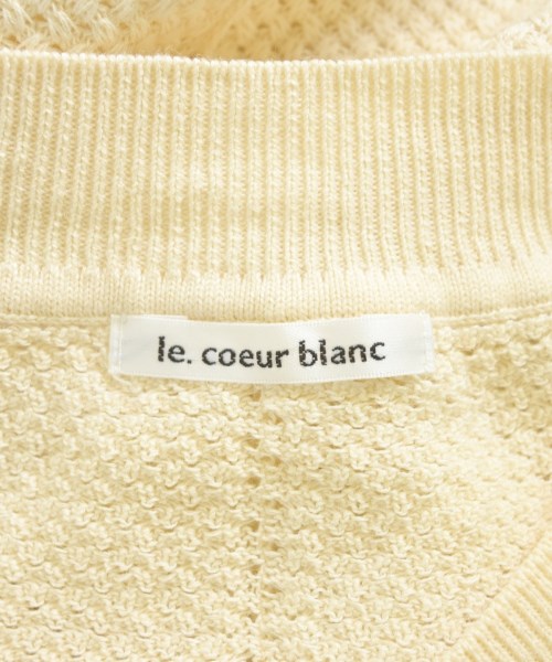 le coeur blanc（ル　クール　ブラン）ベスト 白 サイズ:38(M位) レディース/2200723696049