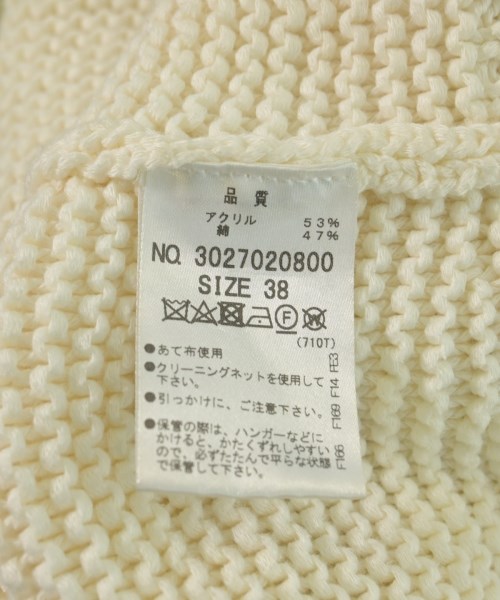 le coeur blanc（ル　クール　ブラン）カーディガン 白 サイズ:38(M位) レディース/2200699090018