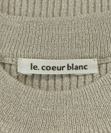 le coeur blanc（ル　クール　ブラン）ニット・セーター グレー サイズ:38(M位) レディース/2200720703023
