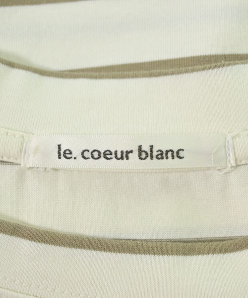 le coeur blanc（ル　クール　ブラン）ノースリーブ 白 サイズ:38(M位) レディース/2200719967207