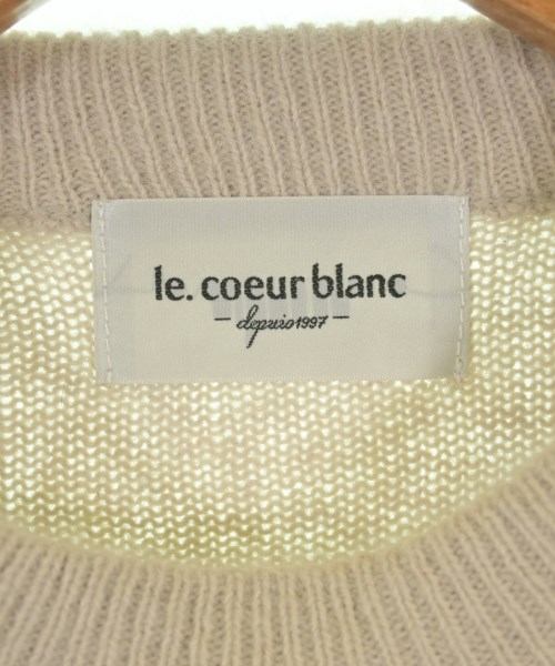 le coeur blanc（ル　クール　ブラン）ニット・セーター グレー サイズ:38(M位) レディース/2200727014016