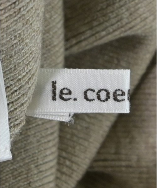 le coeur blanc（ル　クール　ブラン）ニット・セーター ベージュ サイズ:38(S位) レディース/2200680894090