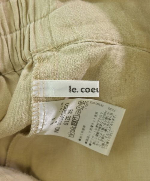 le coeur blanc（ル　クール　ブラン）その他 ベージュ サイズ:38(M位) レディース/2200680894120
