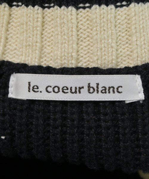 le coeur blanc（ル　クール　ブラン）ベスト/ノースリーブ 黒 サイズ:38(M位) レディース/2200682983167