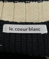 le coeur blanc（ル　クール　ブラン）ベスト/ノースリーブ 黒 サイズ:38(M位) レディース/2200682983167
