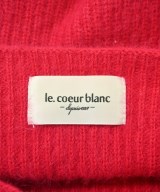 le coeur blanc（ル　クール　ブラン）ニット・セーター 赤 サイズ:38(M位) レディース/2200674627017