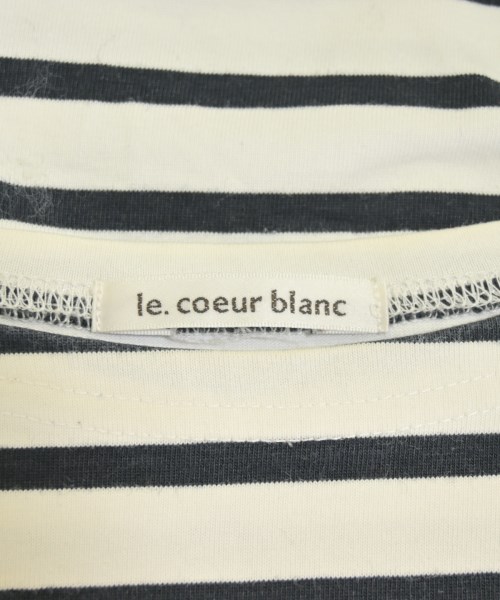 le coeur blanc（ル　クール　ブラン）Tシャツ・カットソー 白 サイズ:38(M位) レディース/2200680621108