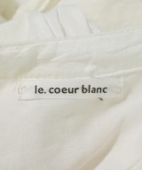 le coeur blanc（ル　クール　ブラン）ブラウス 白 サイズ:38(M位) レディース/2200685315125