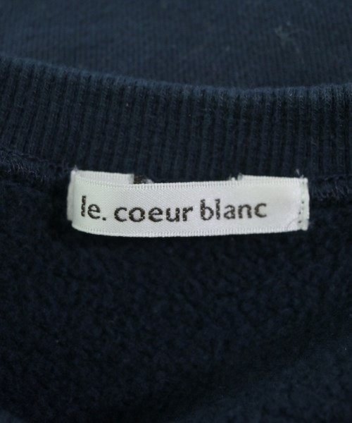 le coeur blanc（ル　クール　ブラン）スウェット 紺 サイズ:38(M位) レディース/2200684361024