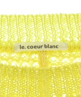 le coeur blanc（ル　クール　ブラン）ニット・セーター 黄 サイズ:38(M位) レディース/2200682263016