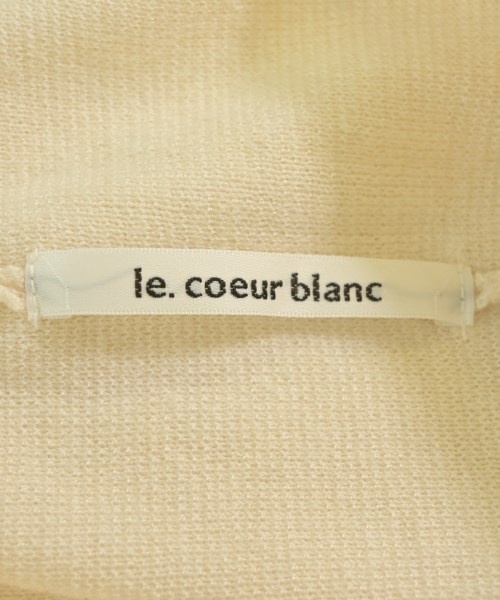 le coeur blanc（ル　クール　ブラン）ニット・セーター ベージュ サイズ:38(M位) レディース/2200685614082