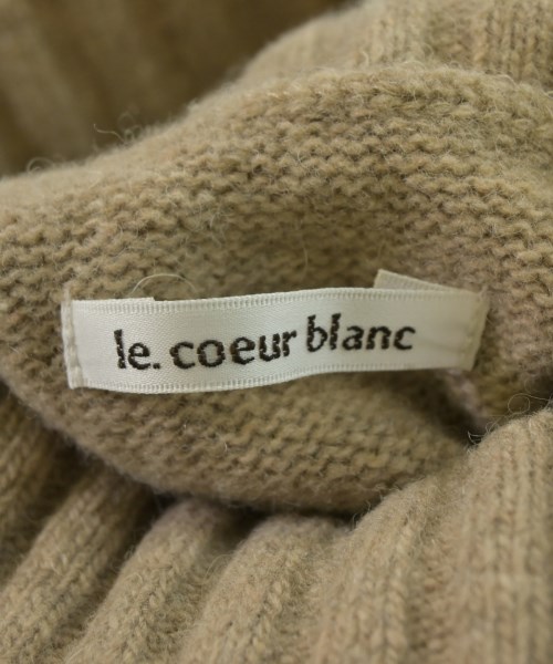 le coeur blanc（ル　クール　ブラン）ニット・セーター ベージュ サイズ:38(M位) レディース/2200683586022