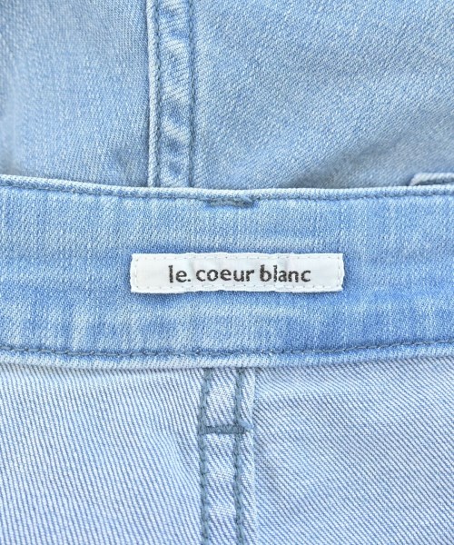 le coeur blanc（ル　クール　ブラン）デニムパンツ 青 サイズ:36(S位) レディース/2200686150046