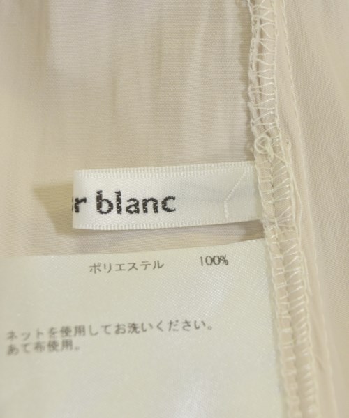 le coeur blanc（ル　クール　ブラン）ブラウス 白 サイズ:38(M位) レディース/2200683481013