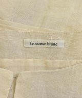 le coeur blanc（ル　クール　ブラン）ノーカラージャケット ベージュ サイズ:38(M位) レディース/2200687338016