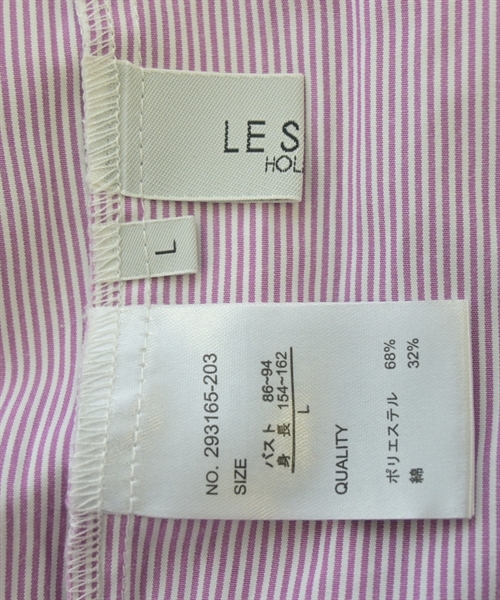 Le souk（ル　スーク）カジュアルシャツ ピンク サイズ:L レディース/2200622675176