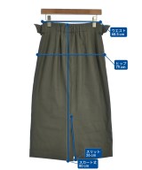 Le souk（ル　スーク）ロング・マキシ丈スカート カーキ サイズ:11(L位) レディース/2200628049032