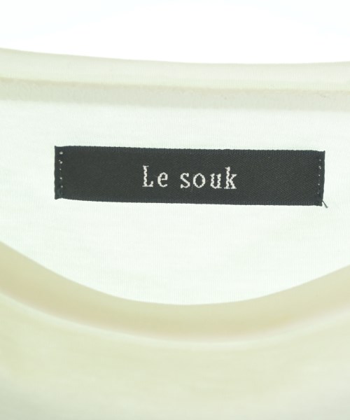 Le souk（ル　スーク）Tシャツ・カットソー 白 サイズ:F レディース/2200658345029