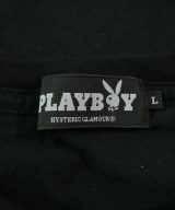 PLAY BOY（プレイボーイ）Tシャツ・カットソー 黒 サイズ:L メンズ/2200643196094