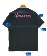 PLAY BOY（プレイボーイ）Tシャツ・カットソー 黒 サイズ:L メンズ/2200643196094