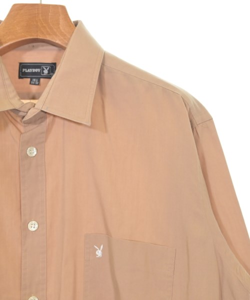 PLAY BOY（プレイボーイ）カジュアルシャツ ベージュ サイズ:16 1/2(XL位) メンズ/2200616935019