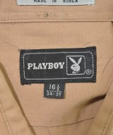 PLAY BOY（プレイボーイ）カジュアルシャツ ベージュ サイズ:16 1/2(XL位) メンズ/2200616935019