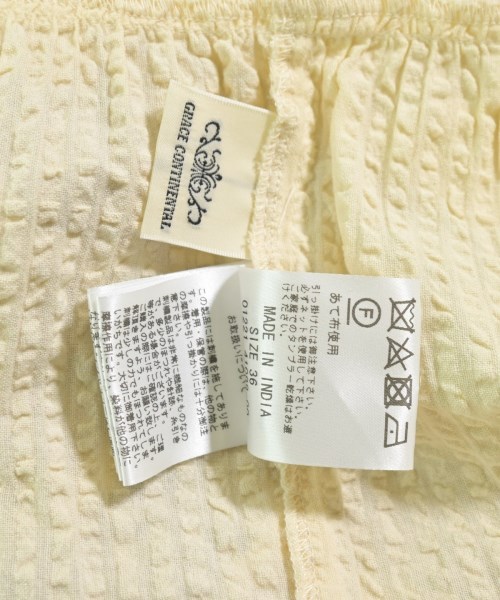 GRACE CONTINENTAL（グレース　コンチネンタル）ブラウス 黄 サイズ:36(S位) レディース/2200637623070