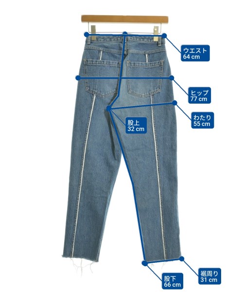 GRACE CONTINENTAL（グレース　コンチネンタル）デニムパンツ 青 サイズ:36(S位) レディース/2200625366040